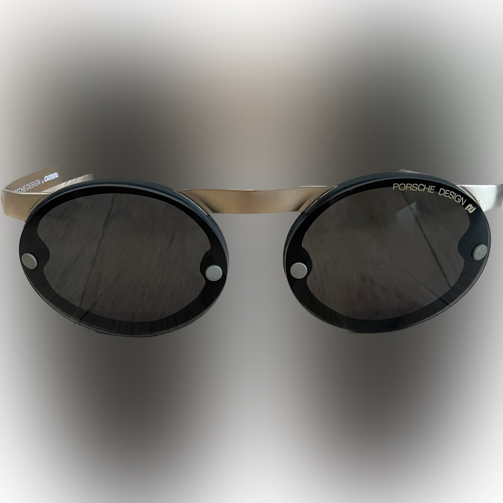 Porsche // Porsche by Carrera black and gold sunglasses with magnetic lenses